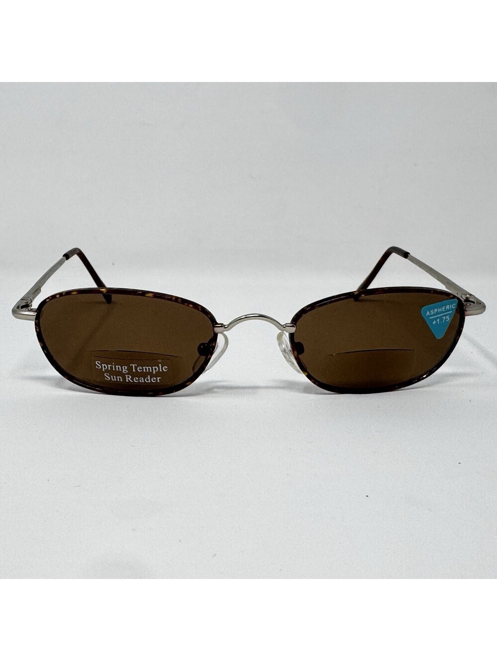 +1.75 Bifocal Sun Reader Metal Tortoise Rim Brown Lens R2S/BF/T 49-20-138
